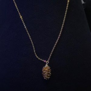 Gold Pinecone chain
